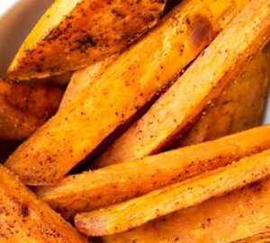 Fried Sweet Potatoes Comes with Sauce