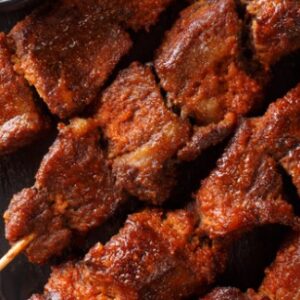Peppered Cubed Beef